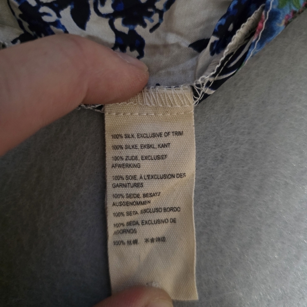 NWT Johnny Was Multi Print Button Down Blouse C13217-9 Size Small - Picture 13 of 13
